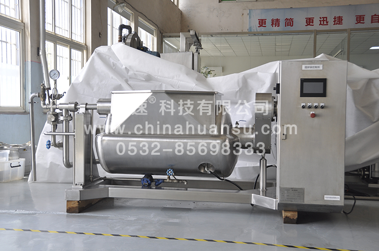 環(huán)速智能攪拌鍋WZJ-500可傾式攪拌鍋、人體高度配置       環(huán)速科技